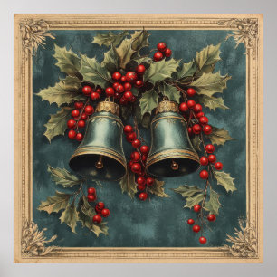 Weihnachten Vintage Poster