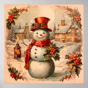 Weihnachten Vintage Poster