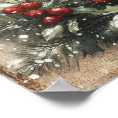 Weihnachten Vintage Poster (Ecke)