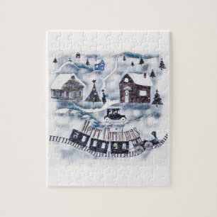 Weihnachten, Vintage Puzzle