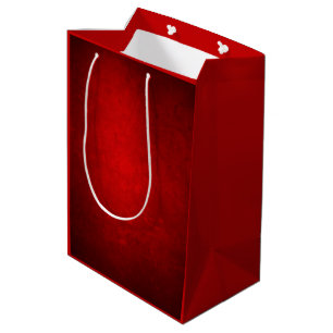 Weihnachten Vintage Rot Mittlere Geschenktüte