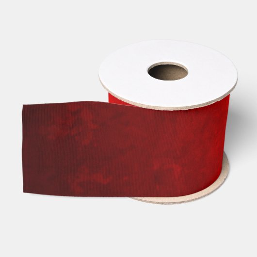 Weihnachten Vintage Rot Ripsband (Spule)