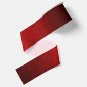 Weihnachten Vintage Rot Ripsband (Rückseite)