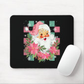 Weihnachten Vintage Santa Claus Gesicht Lustiger A Mousepad (Mit Mouse)