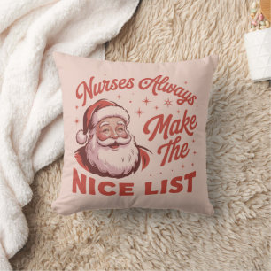 Weihnachten Vintage Santa Krankenschwestern kommen Kissen