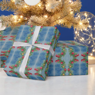 Weihnachten Vintage-Wasserfarbe Frohe Weihnachten  Geschenkpapier