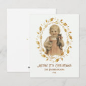 Weihnachten - Vintage Weihnachtskarte (Vorne/Hinten)