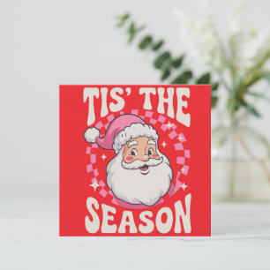 Weihnachten Vintage Weihnachtsmann Frohe Weihnacht Einladung
