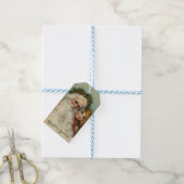 Weihnachten Vintager Feiertag Geschenkanhänger (Mit Garn)