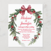 Weihnachten - Vintager Kranz (Vorderseite)