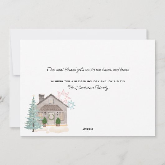 Weihnachten Vintager Personalisierter LKW-Lauf (Rückseite)