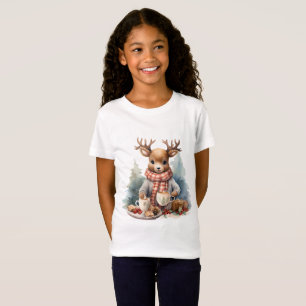 Weihnachten Vintager rustikaler T - Shirt