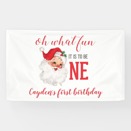 Weihnachten Vintager Weihnachtsfeiertag Banner (Horizontal)