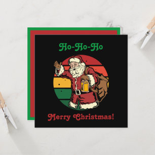 Weihnachten Vintager Weihnachtsmann Kinderspielzeu Karte