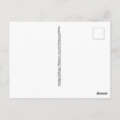 Weihnachten - Vintages Frauenleiden (Kopie) Postkarte (Rückseite)