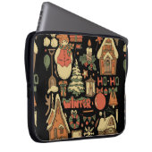 Weihnachten Vintages Set 1 Laptopschutzhülle (Vorne Rechts)
