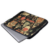 Weihnachten Vintages Set 1 Laptopschutzhülle (Vorne Knopf)