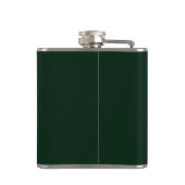 Weihnachten Vinyl Wrapped Flask/Candles Flachmann (Rückseite)