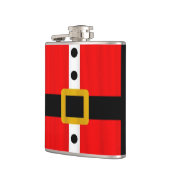 Weihnachten Vinyl Wrapped Flask/Santa Flachmann (Links)