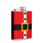 Weihnachten Vinyl Wrapped Flask/Santa Flachmann (Rechts)