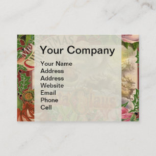 Weihnachten Visitenkarte