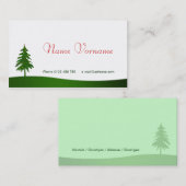 Weihnachten Visitenkarte (Vorne/Hinten)