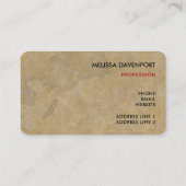 Weihnachten Visitenkarte (Rückseite)