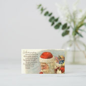 Weihnachten Visitenkarte (Stehend Vorderseite)