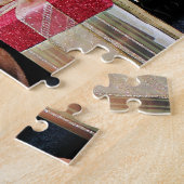 Weihnachten - Vizsla - Budda Puzzle (Seite)