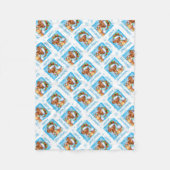 Weihnachten Vizsla Fleecedecke (Vorderseite)