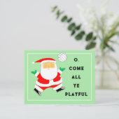 Weihnachten Volleyball (Stehend Vorderseite)