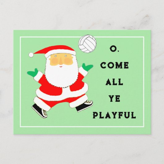 Weihnachten Volleyball (Vorderseite)