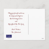 Weihnachten vom Haus bis zur Postkarte (Rückseite)