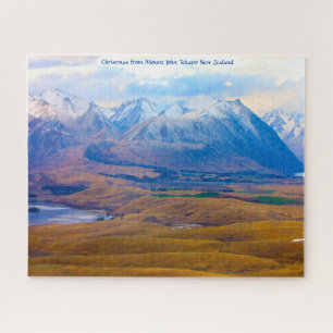 Weihnachten vom Mount John Tekapo Neuseeland Puzzle