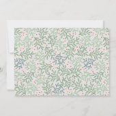 Weihnachten vom Neuen Haus Winter Grün Bewegung Ankündigung (Rückseite)