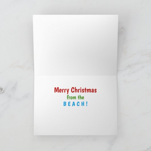 Weihnachten vom Strand (Innenseite)