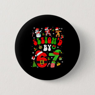 Weihnachten von 67 lustigen Six Seven Meme 6 7  Button