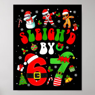 Weihnachten von 67 lustigen Six Seven Meme 6 7 umg Poster
