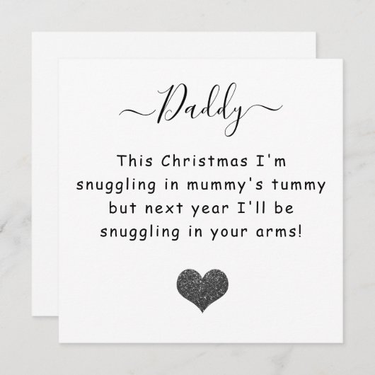 Weihnachten von aufgeblähtem Papa zu sein (Vorne/Hinten)