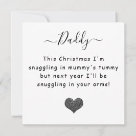 Weihnachten von aufgeblähtem Papa zu sein