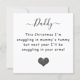 Weihnachten von aufgeblähtem Papa zu sein