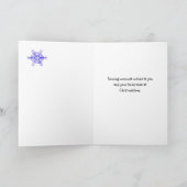 Weihnachten von beiden Bäumen Snowflakes Torn Pape (Innenseite)
