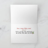 Weihnachten von Cavalier King Charles Spaniel Dog Karte (Innenseite)