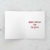 Weihnachten von Funny Heifer Cow Card (Innenseite)