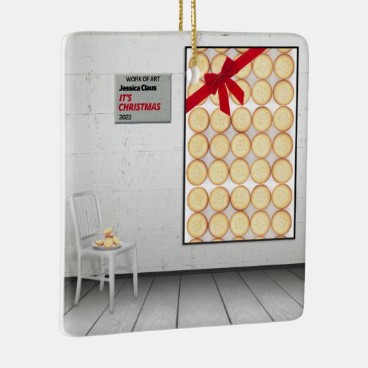 "Weihnachten" von Jessica Claus Keramikornament (Rechts)