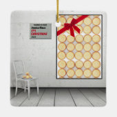 "Weihnachten" von Jessica Claus Keramikornament (Rückseite)