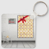 "Weihnachten" von Jessica Claus Schlüsselanhänger (Rückseite)