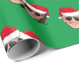 Weihnachten von Joe und Kamala Aviator Geschenkpapier