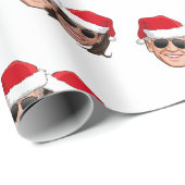 Weihnachten von Joe und Kamala Aviator Geschenkpapier (Rolleneckpunkt)