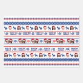 Weihnachten von Joe und Kamala Aviator Geschenkpapier Set (Vorderseite 3)